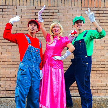 Super Mario characters in DFW